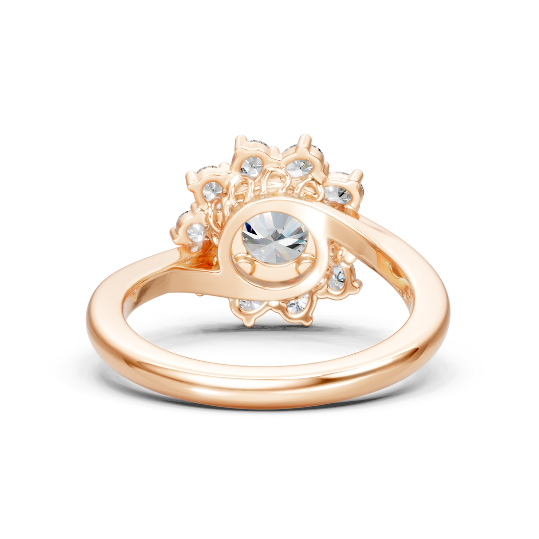 Lab-Grown or Natural Round Diamond Engagement Ring - 2.6ct | Gold, White Gold, Rose Gold, Silver