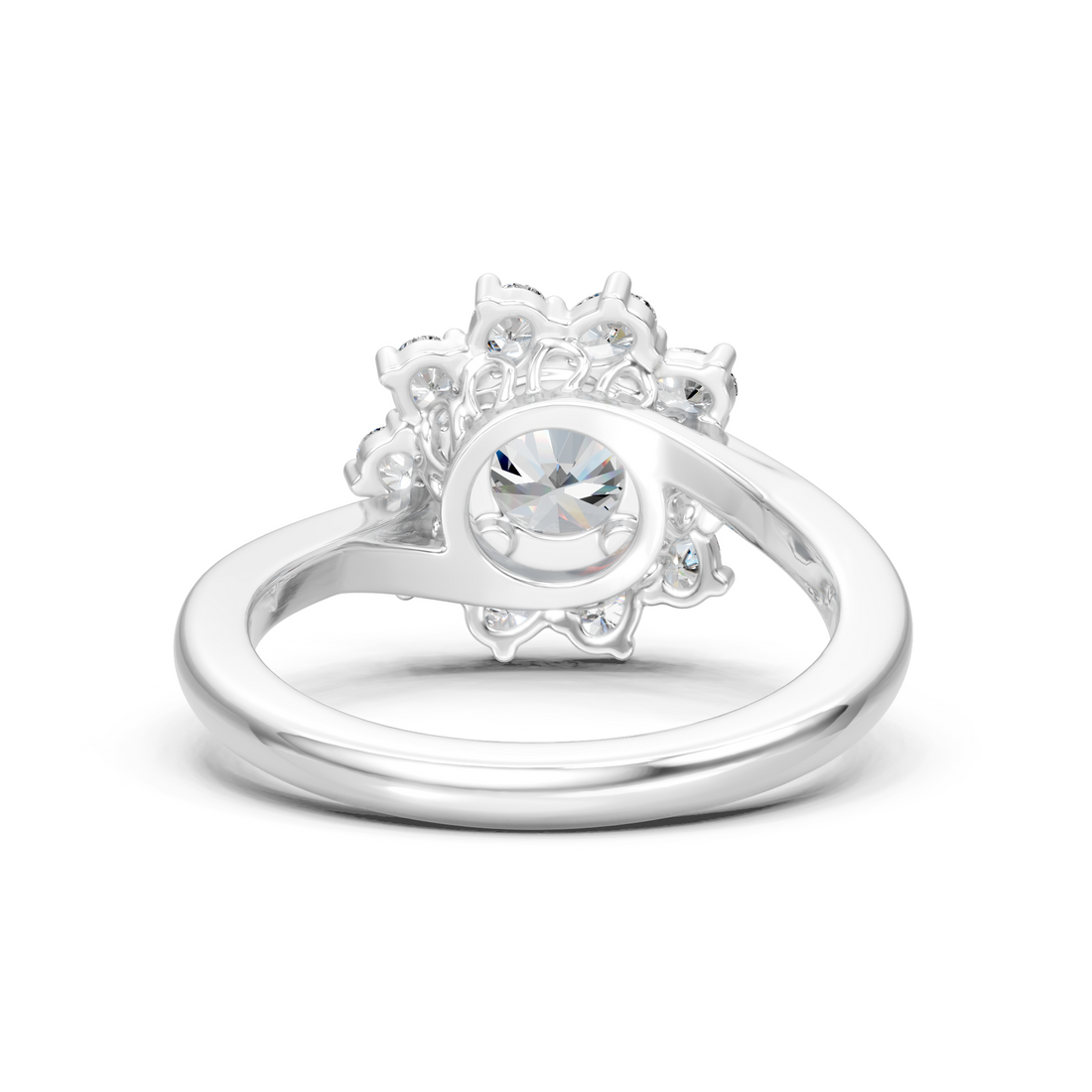 Lab-Grown or Natural Round Diamond Engagement Ring - 2.6ct | Gold, White Gold, Rose Gold, Silver