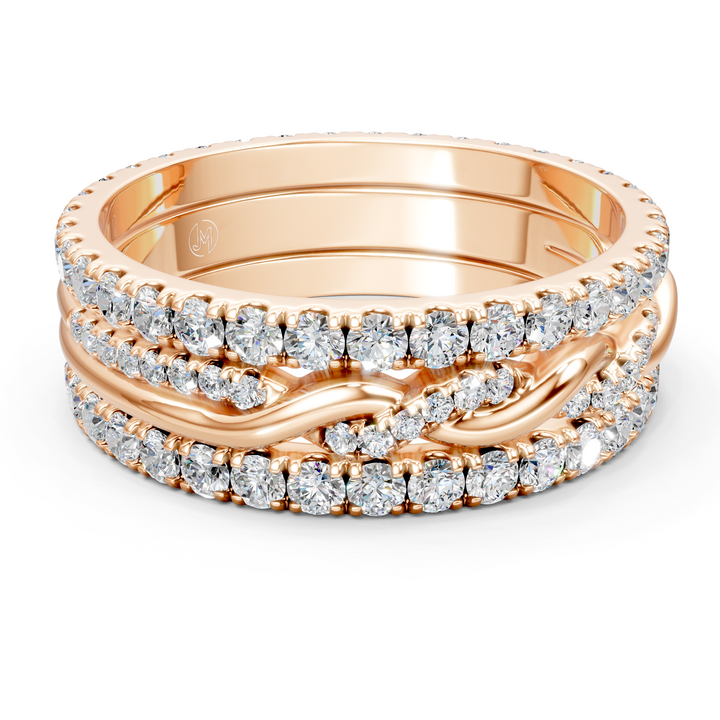 Moissanite or Lab-Grown Round Diamond Eternity Ring Band - 1.41ct | 925 Silver