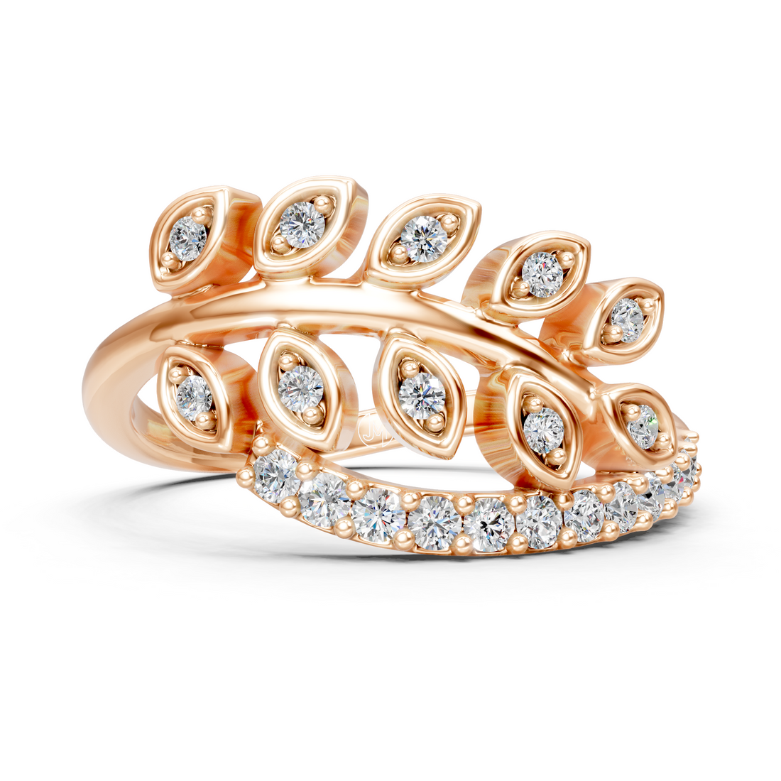 Lab-Grown or Natural Round Diamond Fashion Ring - 0.27ct | Gold, White Gold, Rose Gold, Silver