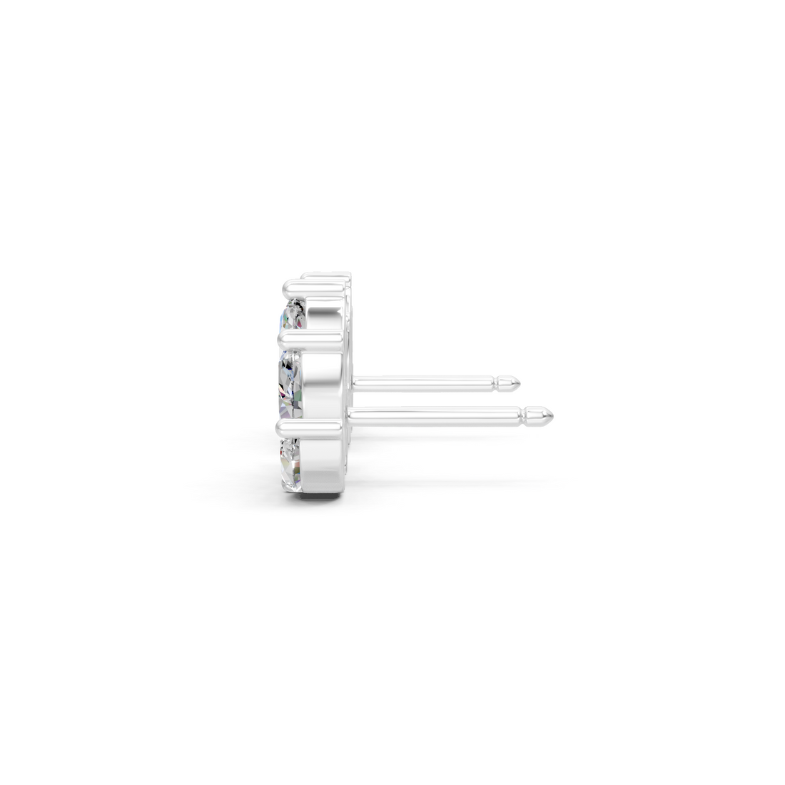 Lab-Grown or Natural Marquise Diamond Minimal Studs Earrings - 2.79ct | Gold, White Gold, Rose Gold, Silver