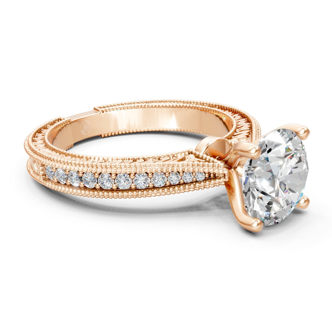 Lab-Grown or Natural Solitaire 1ct Round Diamond Engagement Ring - 1.68ct | Gold, White Gold, Rose Gold, Silver