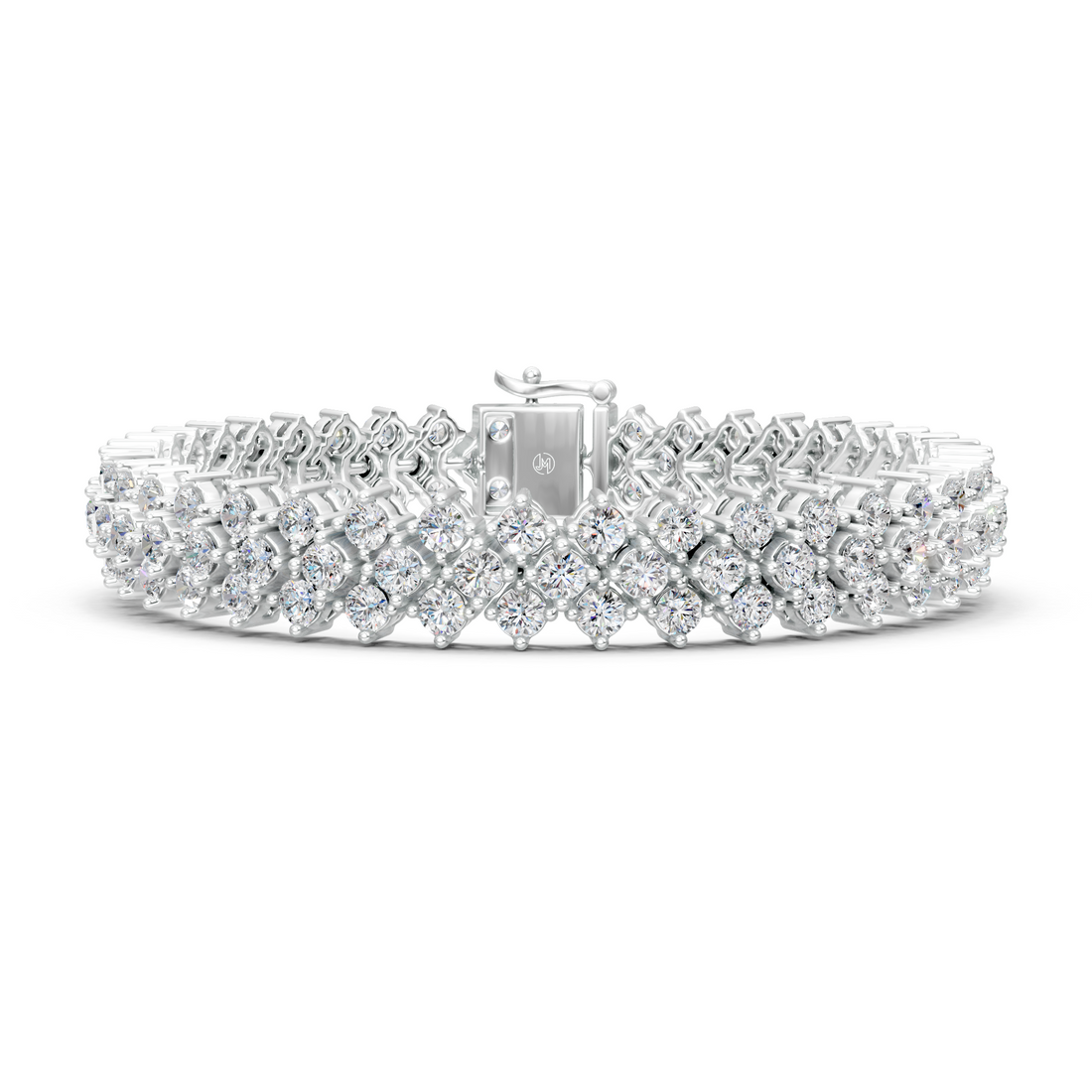 Lab-Grown or Natural Round Diamond Tennis Bracelet - 6ct | 6 inch | Gold, White Gold, Rose Gold, Silver