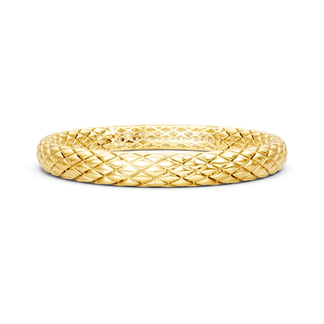 Lab-Grown or Natural Round Diamond Men's Bracelet - 2.39ct | Gold, White Gold, Rose Gold, Silver