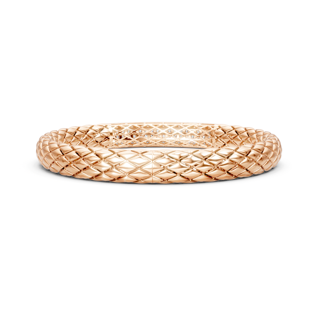 Lab-Grown or Natural Round Diamond Men's Bracelet - 2.39ct | Gold, White Gold, Rose Gold, Silver