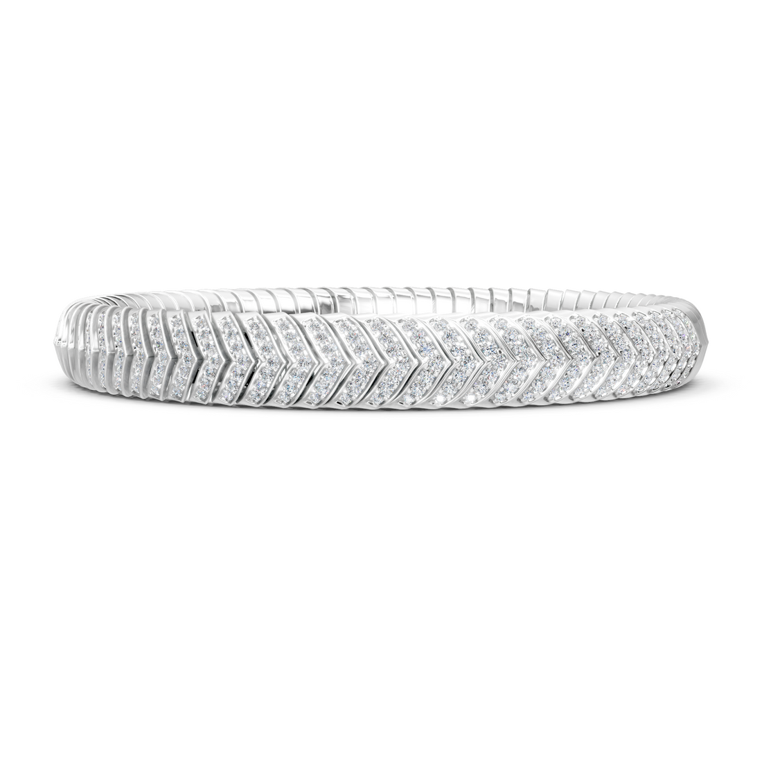 Lab-Grown or Natural Round Diamond Men's Bracelet - 1.93ct | Gold, White Gold, Rose Gold, Silver