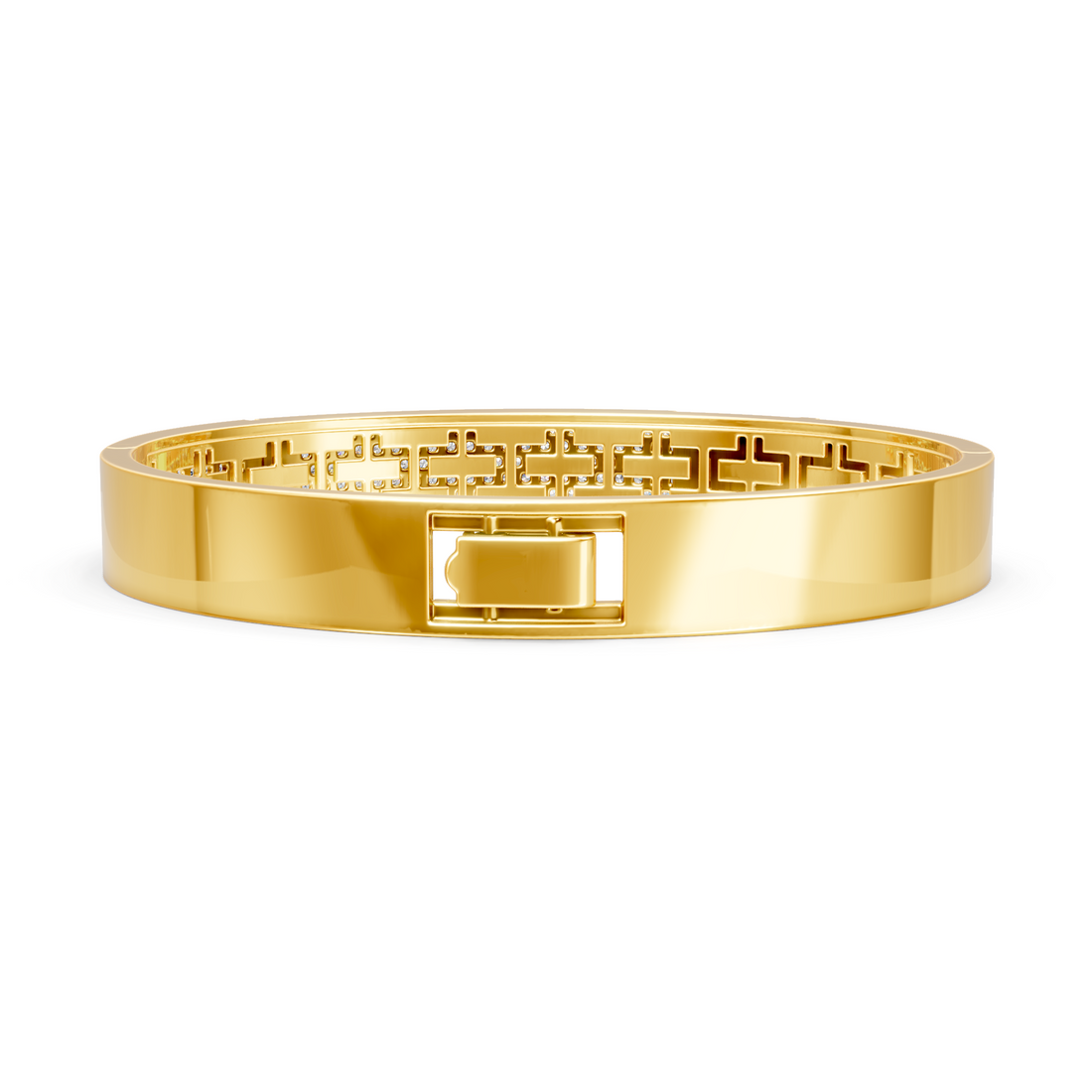 Lab-Grown or Natural Round Diamond Men's Stylish Bracelet - 2.77ct | Gold, White Gold, Rose Gold, Silver