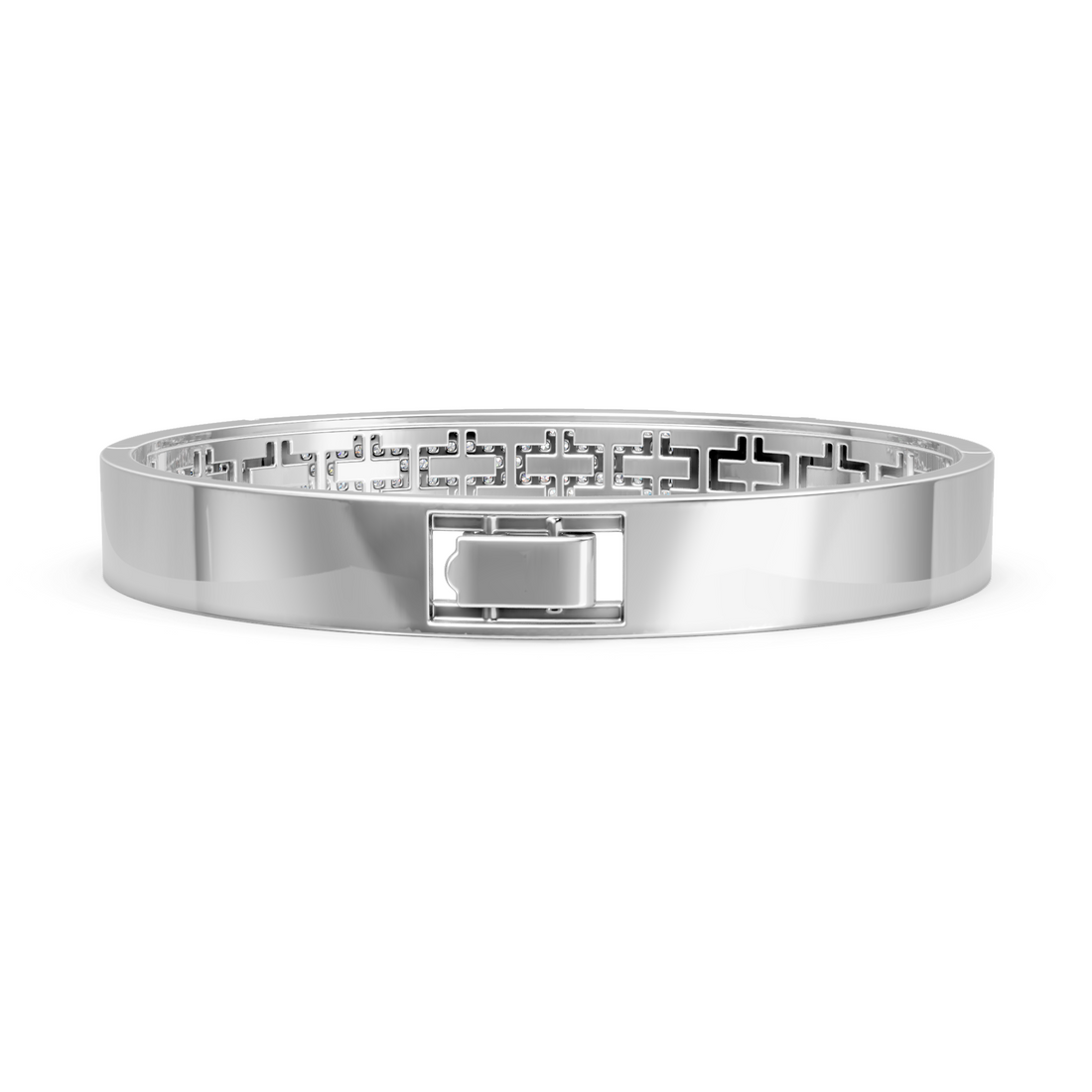 Lab-Grown or Natural Round Diamond Men's Stylish Bracelet - 2.77ct | Gold, White Gold, Rose Gold, Silver