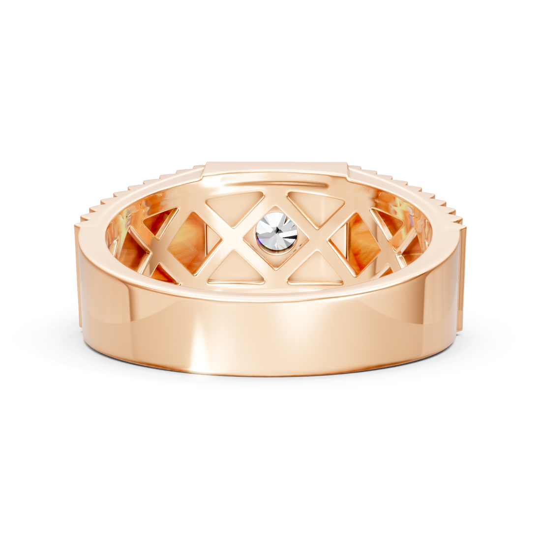 Lab-Grown or Natural Solitaire 0.80ct Round Diamond Men's Ring | Gold, White Gold, Rose Gold, Silver